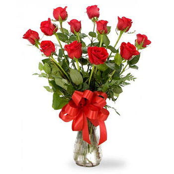 Classic Red Roses Bouquet