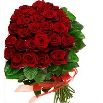 Red Roses Flower Bunch