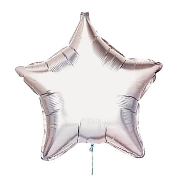 Silver Star Balloon