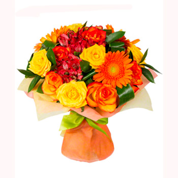 Bouquet Orange rondeau