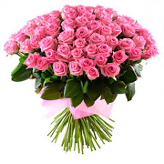 Pink Roses Flower Bunch