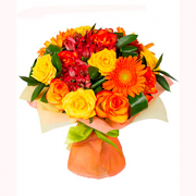 Bouquet Orange rondeau