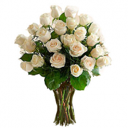 Classic White Roses Bouquet