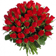Fifty Red Roses Bouquet