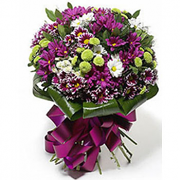 Purples & Whites Daisies Bouquet